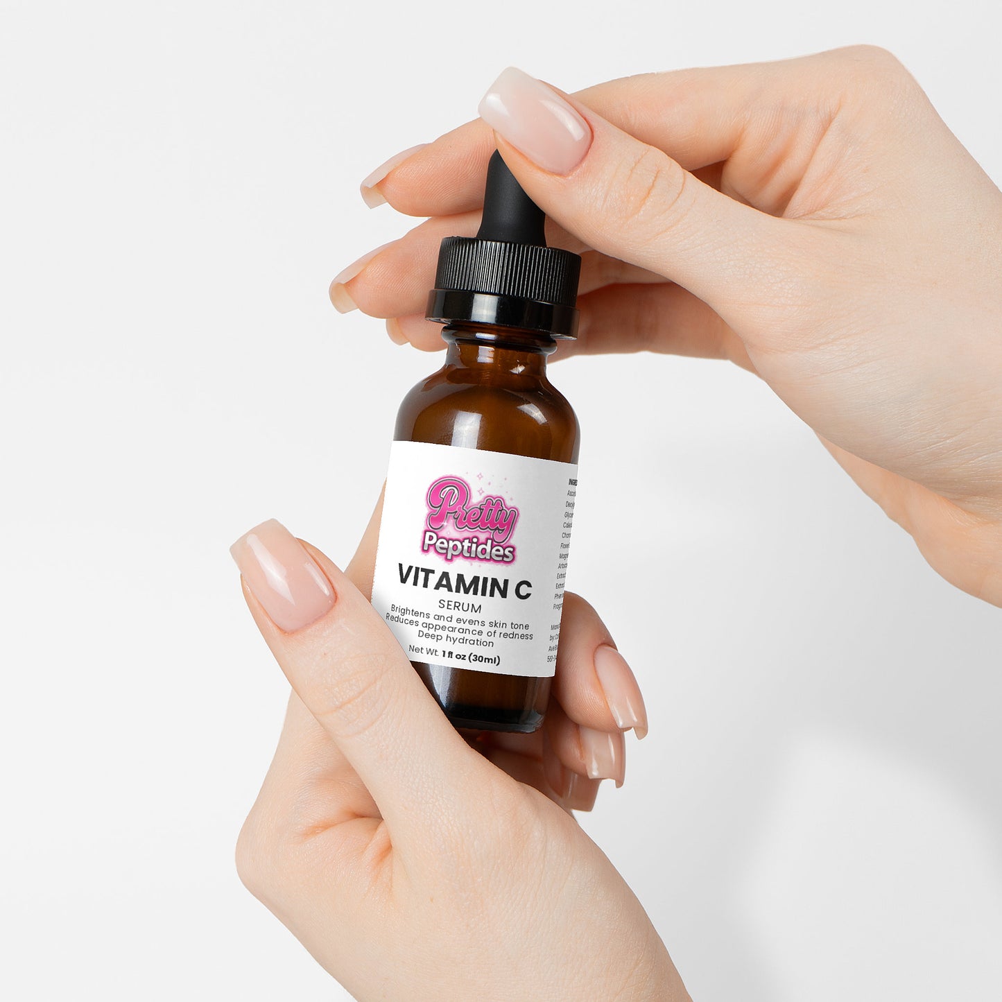 Vitamin C serum results showing brighter, more even complexion