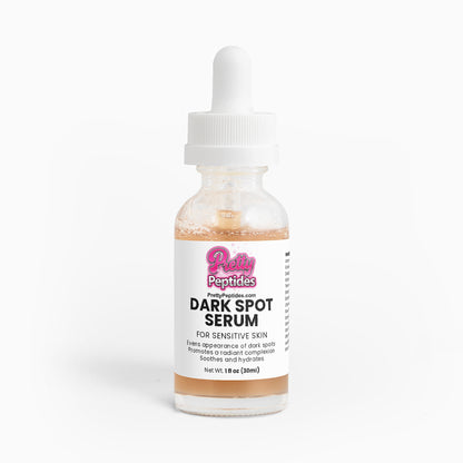 Applying Dark Spot Serum for Sensitive Skin with dropper – Lightweight, soothing formula