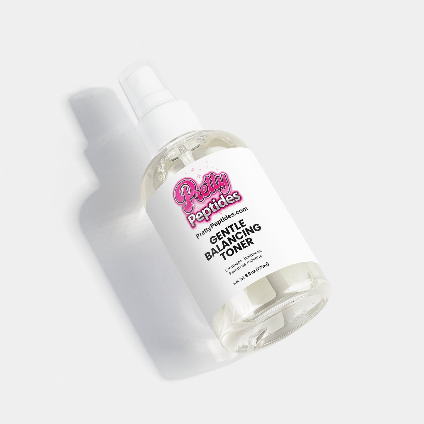 Lightweight hydrating toner texture showing gentle, water-like consistency
