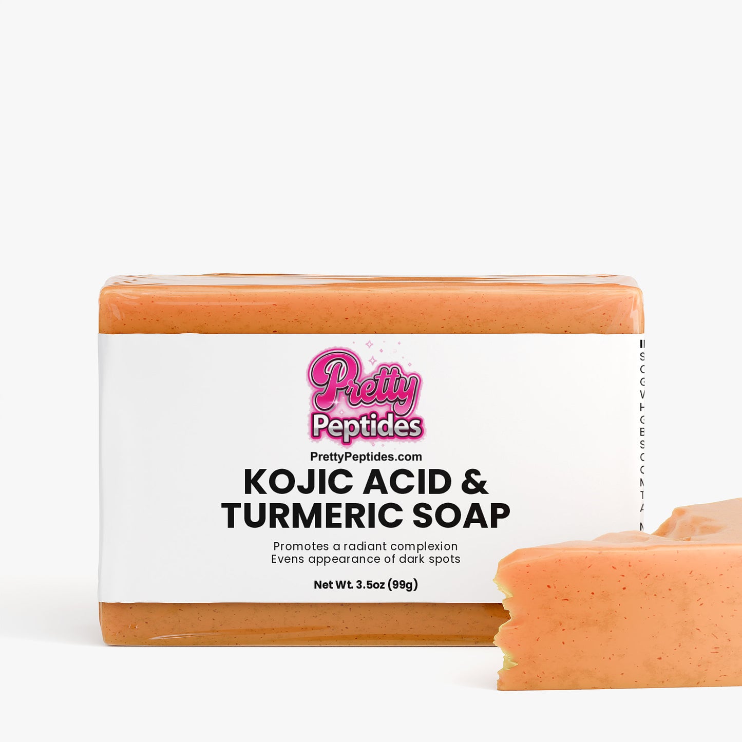 Rich lather of Kojic Acid & Turmeric Soap for gentle cleansing and skin brightening