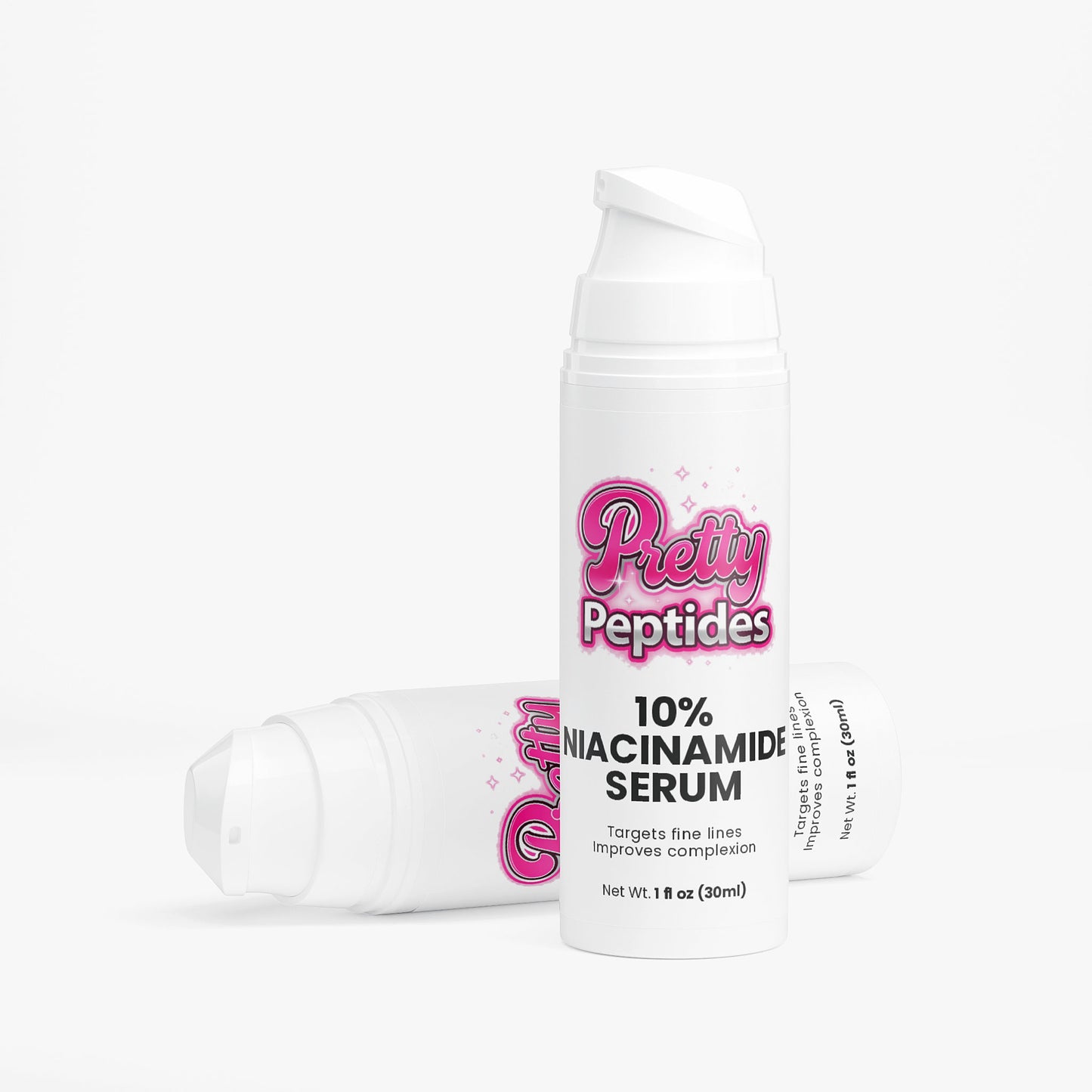 improved skin appearance after using niacinamide serum for pores and texture