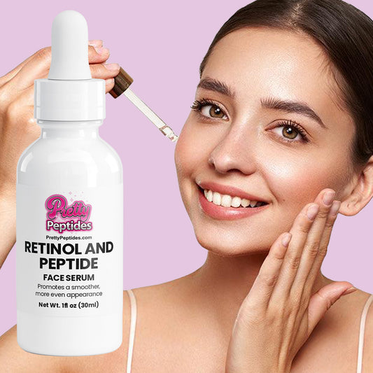Prettypeptides Retinol and Peptide Face Elixir for smoother, firmer, and radiant skin