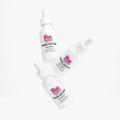 PrettyPeptides Snail Mucin Face Serum as part of daily skincare routine