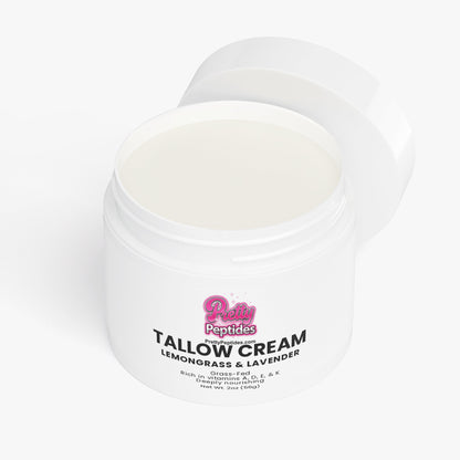 Key ingredients in Tallow Cream Lemongrass & Lavender including lemongrass and lavender essential oils