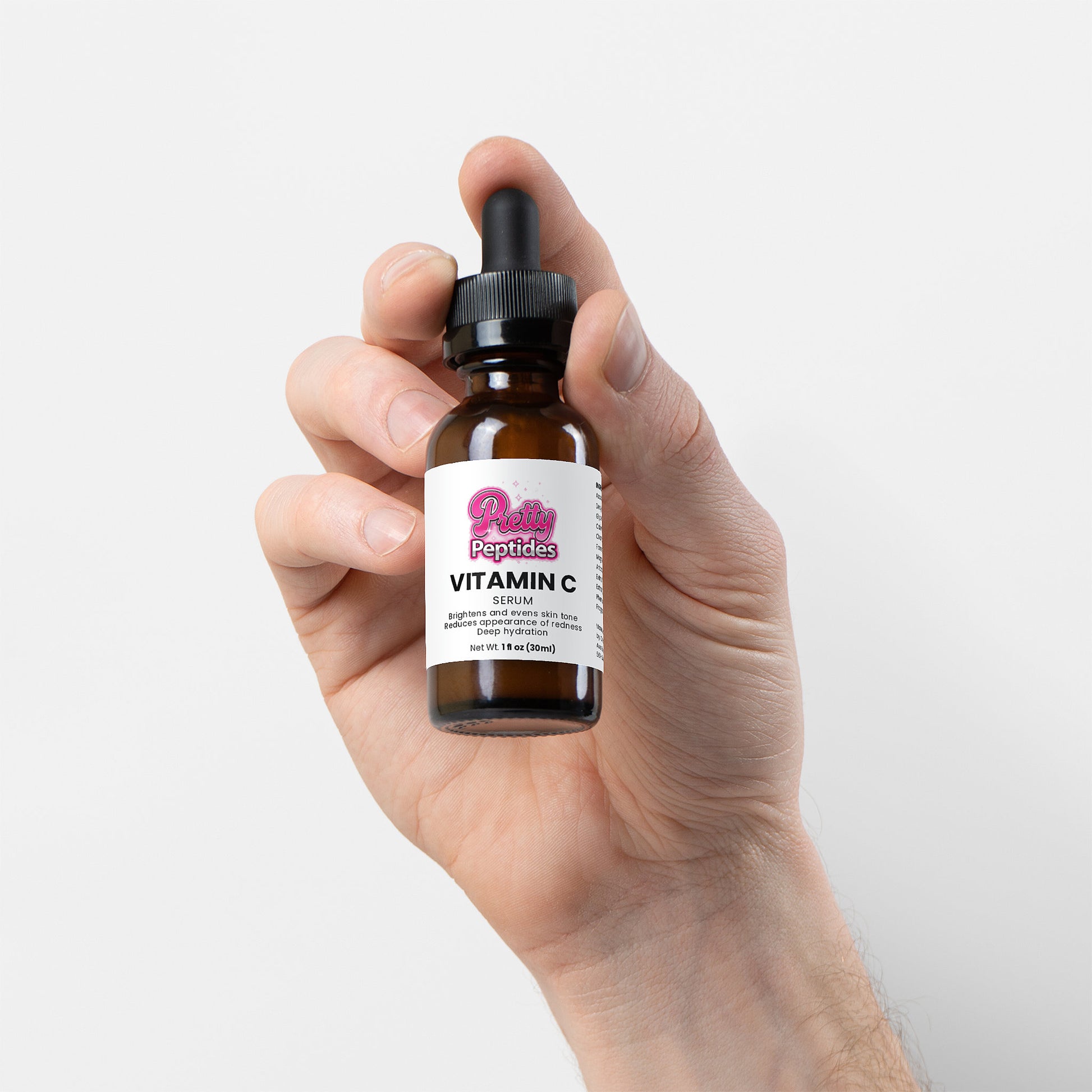 Vitamin C serum results showing brighter and more even skin tone