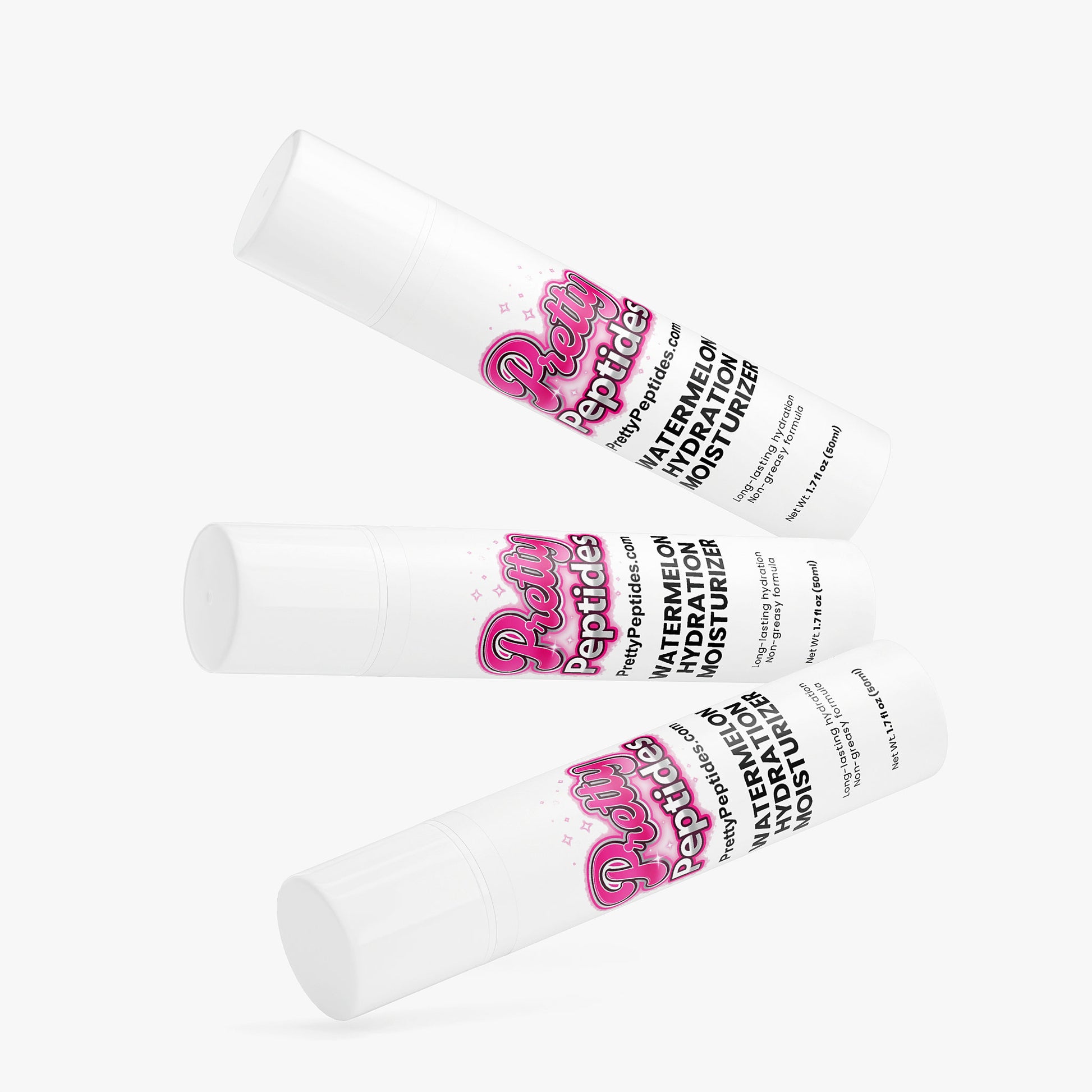 Applying Watermelon Hydration Moisturizer to face for soft, hydrated, and radiant skin