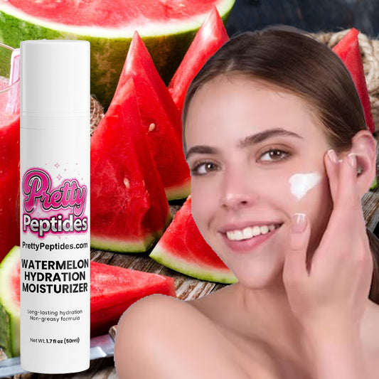 Watermelon Hydration Moisturizer by Prettypeptides for lightweight, refreshing facial hydration